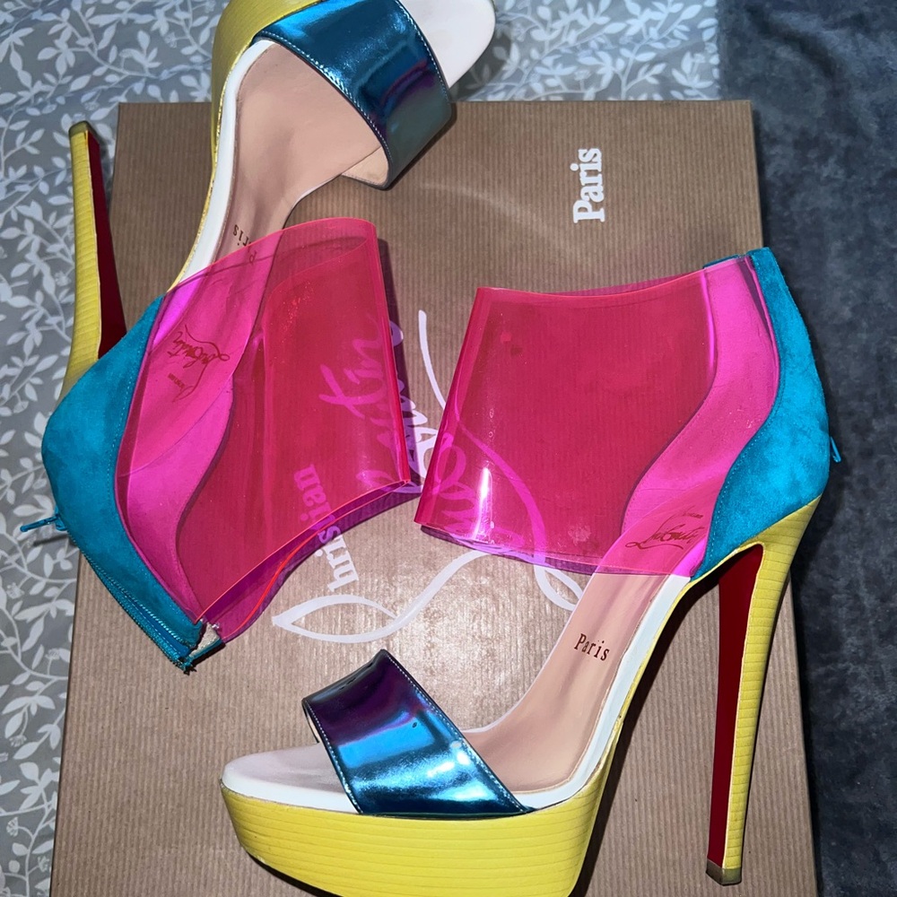 Christian Louboutin Dufoura 140 Suede Platform